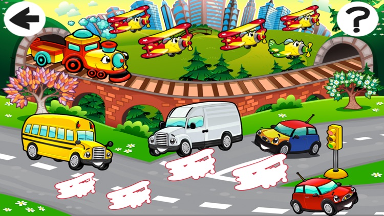 Absolutely Amazing Kids Game For Free With Great Vehicles in The City: Sort The Car-s By Size! screenshot-3