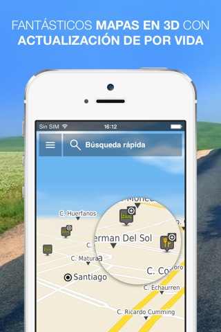 NLife Chile - Navegación GPS y mapas sin conexión a Internet screenshot 2