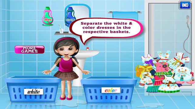 Arya Washing Clothes Kids Game(圖2)-速報App