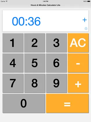 Captura de Pantalla 3 Calculadora Horas y Minutos Limitado iphone