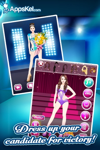 Miss Beauty Queen of America Dress Up – Swimsuit Pageant Girls Makeover for Free screenshot 3