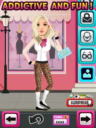 Captura 3 My Modern College Girl Fashion Boutique Mall Life Dress Up Game iphone