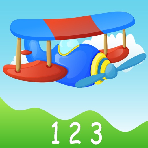 123 Counting Plane - Number Counting Learning Adventure for Kids icon