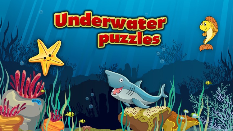 Underwater Puzzles for Kids - Educational Jigsaw Puzzle Game for Toddlers and Children with Sea Animals screenshot-3