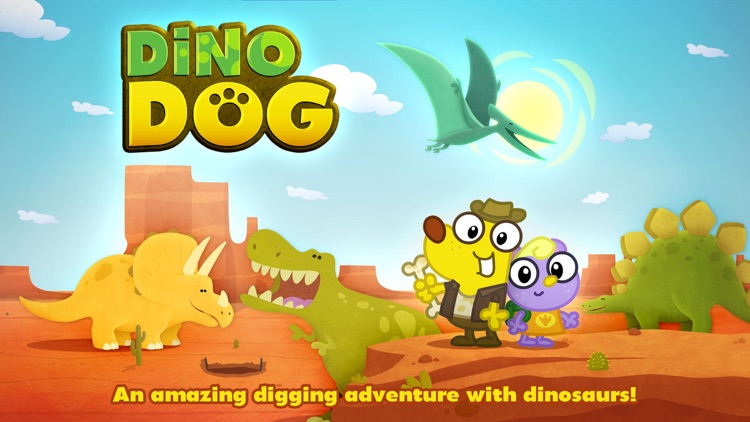 Dino Dog - A Digging Adventure with Dinosaurs! screenshot-0