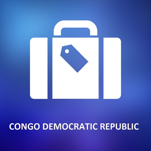 Congo Democratic Republic Offline Vector Map icon