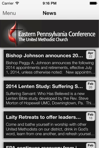 Eastern Pennsylvania Conference of The United Methodist Church screenshot 3