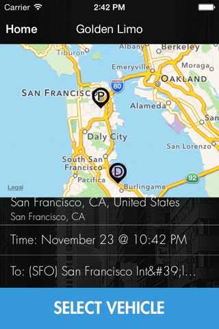 Sfo Golden Limo screenshot 3