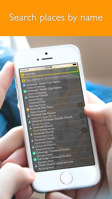 download Los Angeles offline map with public transport route planner for my journey apps 4