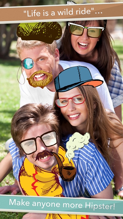 A Hipster Guy Photo Booth FREE - The Cool Effects Stickers for your Pictures