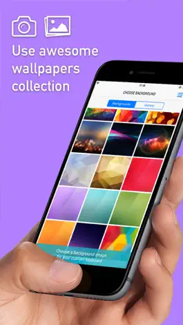 Game screenshot Wallpapers For Keyboard – Personalize Keyboard With Photos From Your Camera Roll apk