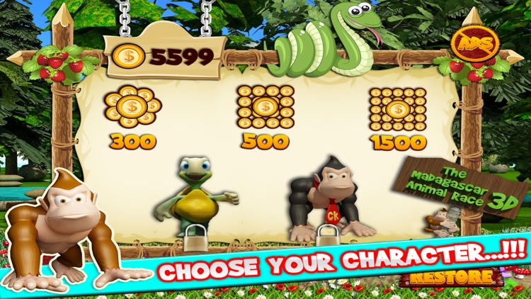 The Madagascar Animal Race 3D -  An Addictive Endless Runner Game screenshot-3