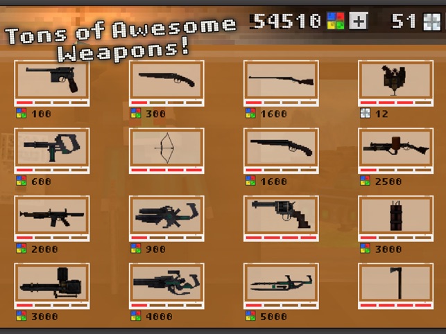 Block Gun 3D: Aliens and Cowboys, game for IOS