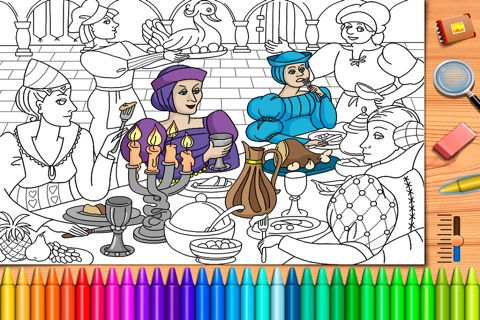 Sleeping Beauty. Coloring book for children screenshot 2