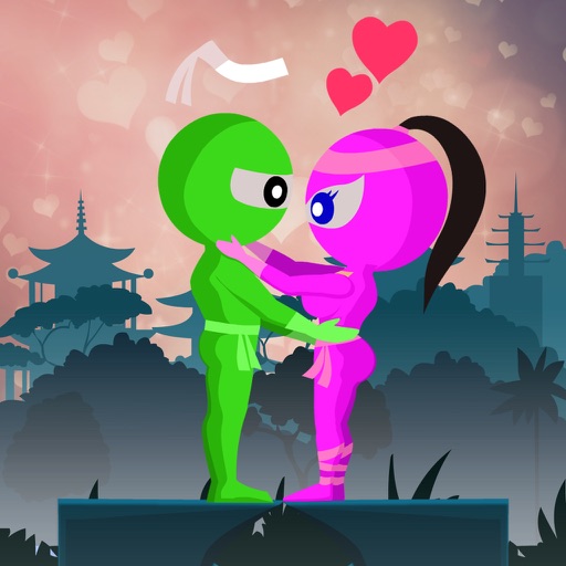 Ninja Lovers Celebrate Valentine's Day iOS App