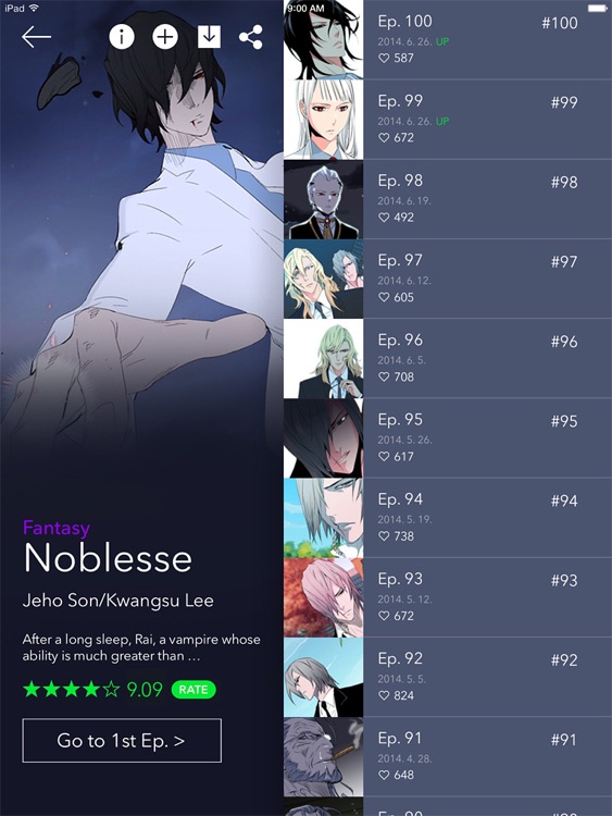 LINE Webtoon for iPad screenshot-3