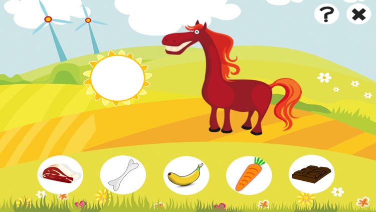 Feed the farm animals – Animal Learning Game for Small Children