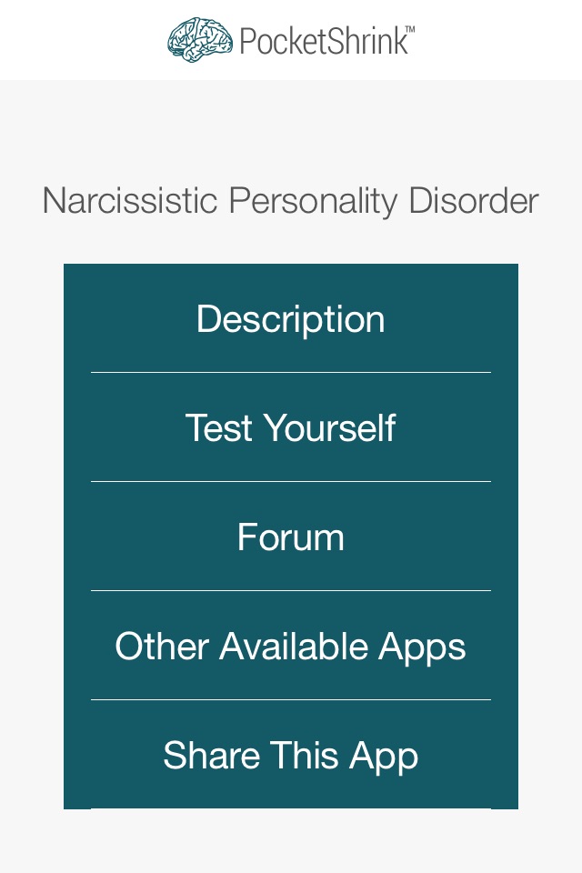 Narcissistic Personality Disorder Test NPD By Pocketshrink screenshot 2