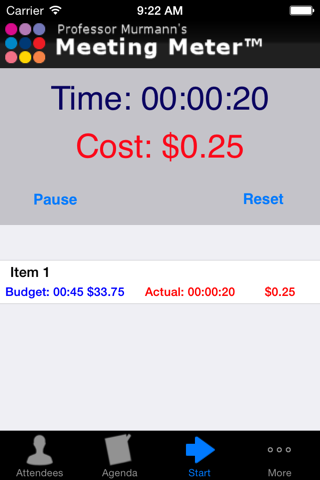 Meeting Meter Free screenshot 3