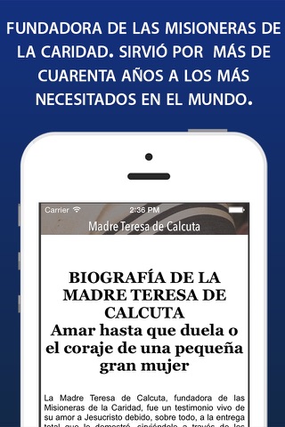 Madre Teresa de Calcuta screenshot 2