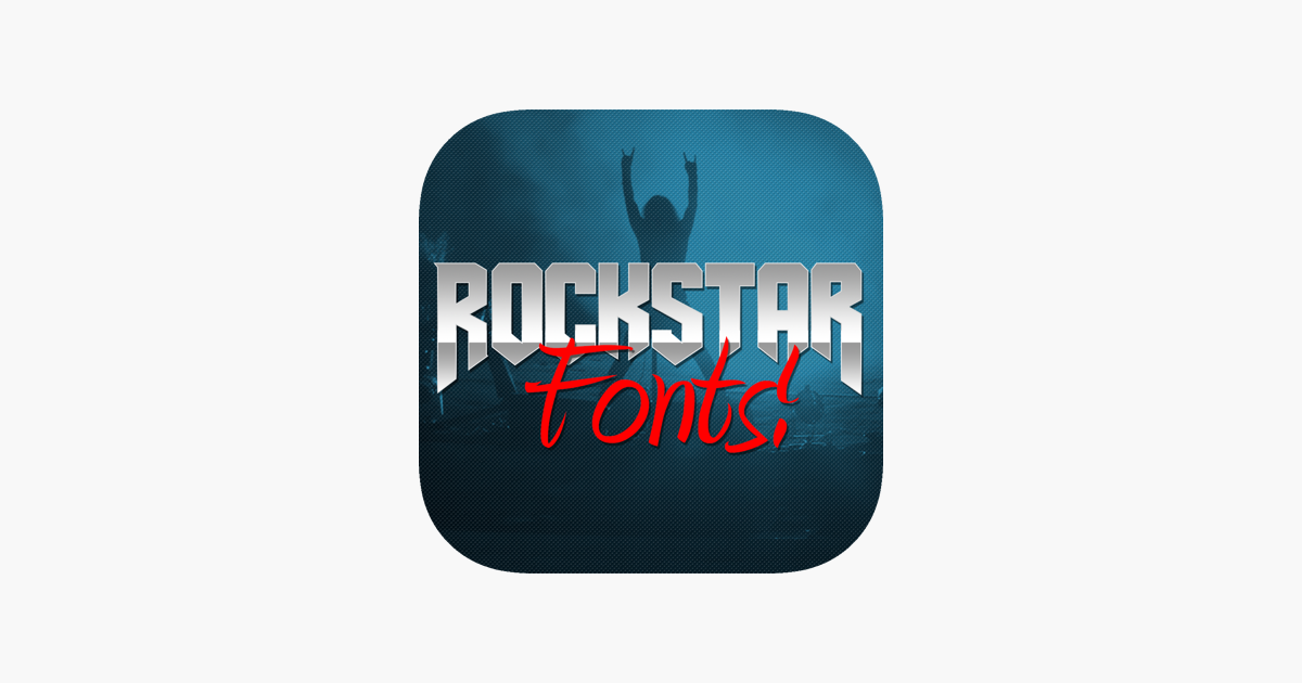 Rockstar Fonts Best Fonts For Adding Text To Photos Texting Posting Tweeting And Messaging On The App Store