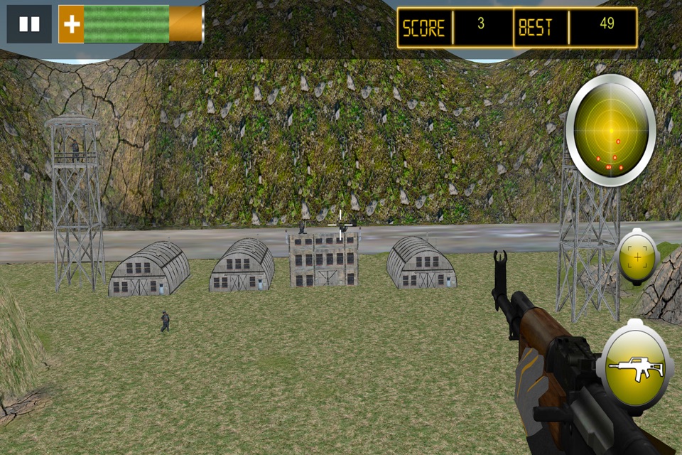 Army Gunship Attack: A Guerilla Commando War - Killing Rebellions in Military Base screenshot 4