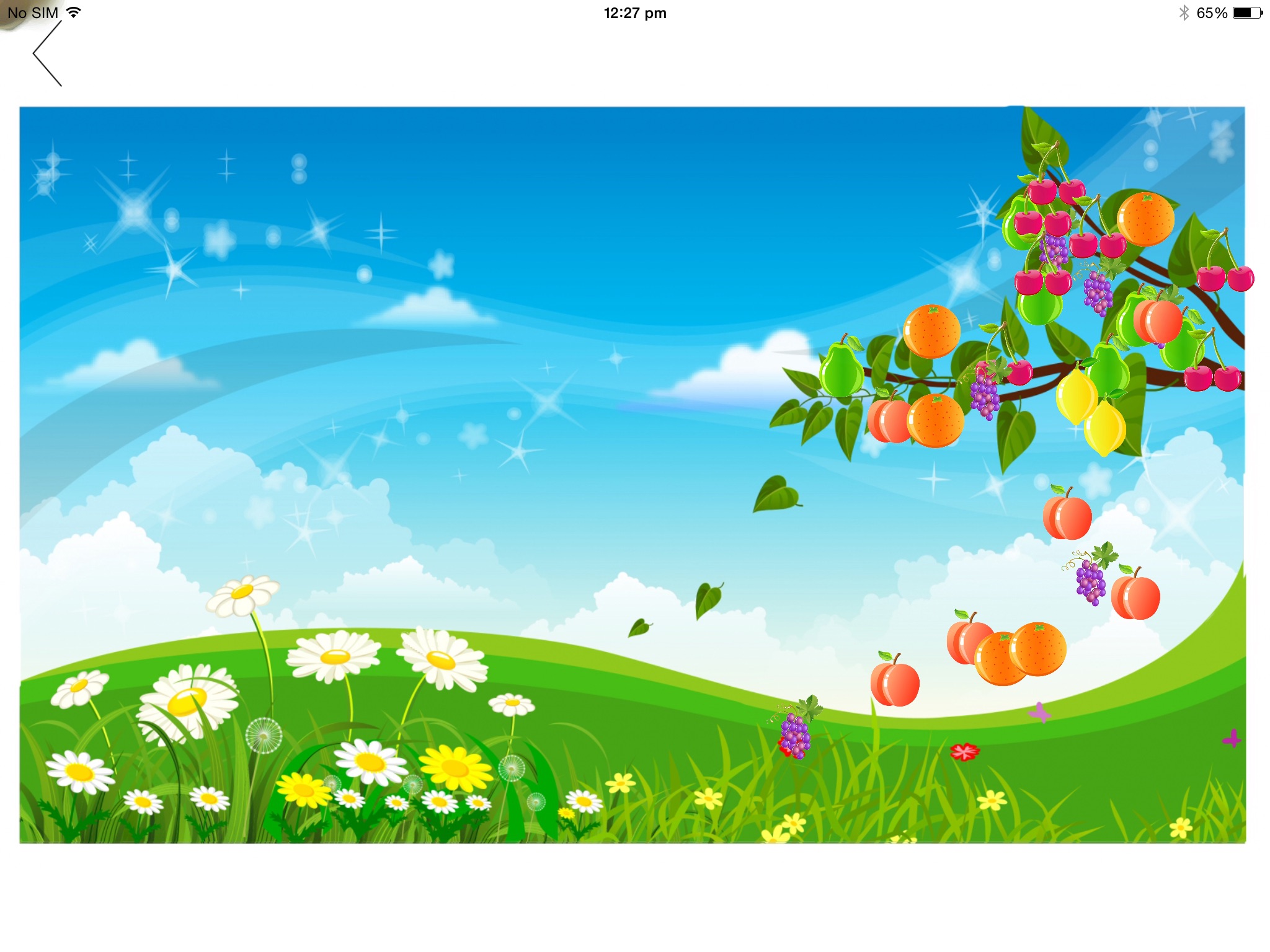 Sensory Touch and Learn - Butterflies, Fruit and Flowers screenshot 2