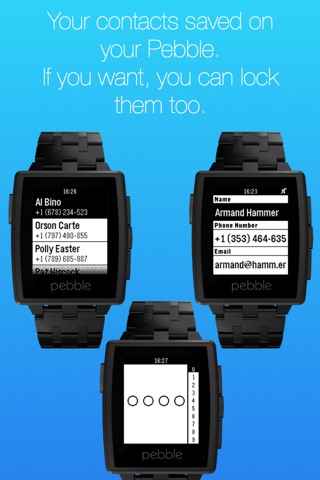 Contacts for Pebble screenshot 2