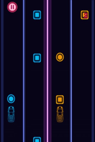 A High Intensity Neon Race - Fast Car Driving Challenge FREE screenshot 2