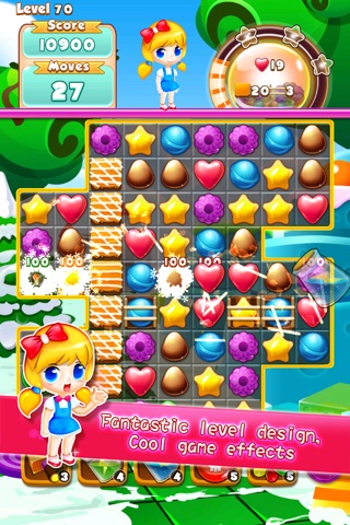 Sugar Land- Jelly of Charm Crush Blast(Candy Match 3 Games) screenshot 3