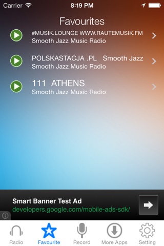 Smooth Jazz Music Radio Recorder screenshot 3