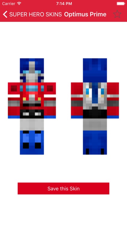 Super Hero Skins for Minecraft PE (Best Skins HD for Pocket Edition)