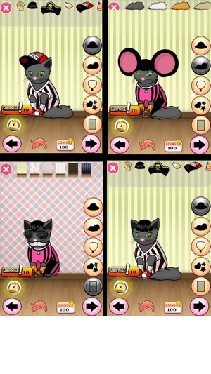 可愛的小貓，貓打扮 - Cute Kitty Cat Dress Up(圖3)-速報App