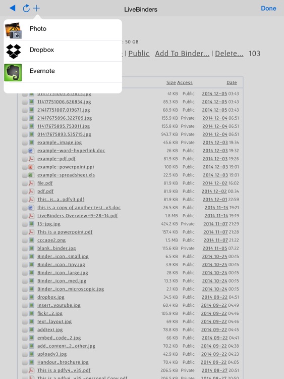 LiveBinders screenshot-3