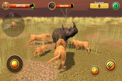 Wild Lion Simulator 3D screenshot 2