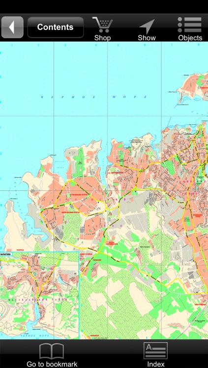 Sevastopol. City plan.