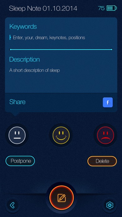 アラーム時計 - Sleep Note screenshot1