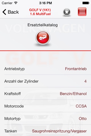 AutoParts   VW Golf V-VII screenshot 3