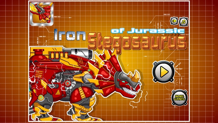 Iron Stegosaurus of Jurassic:the Pop Dragon World  Game