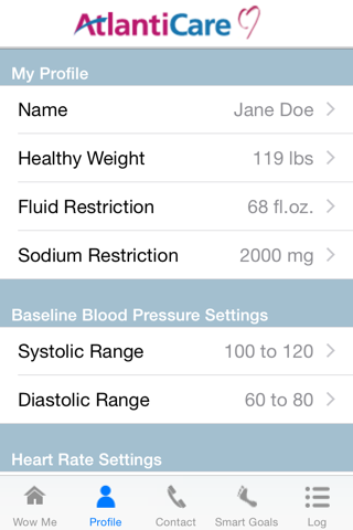 WOW ME 2000mg - Heart Failure Self-management Tool for Patients and Caregivers screenshot 4