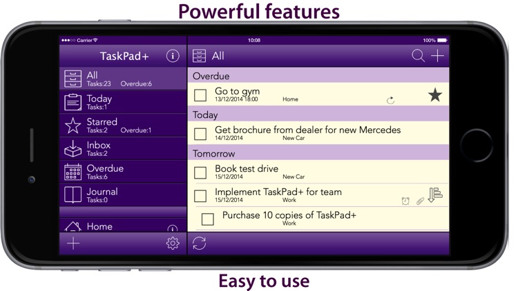 Task Pad+ Project Management made simple plus free sync