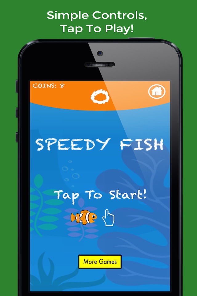 Speedy Fish - An Endless Flappy Splashy Crossy Zig Zag Fish Adventure Party! screenshot 2