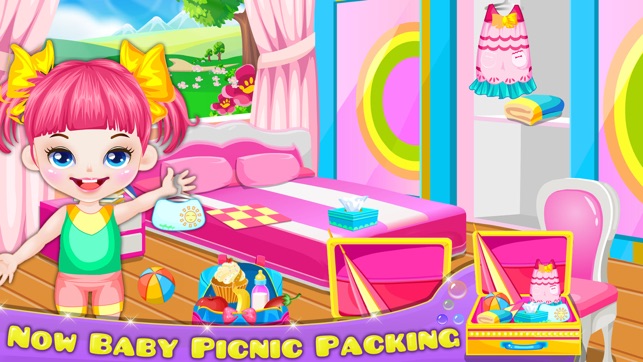 Cute Baby Picnic(圖2)-速報App