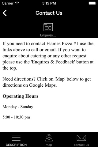 Flames Pizzeria screenshot 3