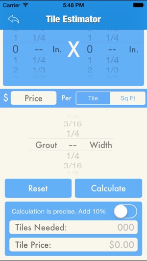 Tile Project Estimator Tool(圖2)-速報App