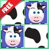 Play with Farm Animals Cartoon Free- ABC Memo Game for toddlers in preschool, daycare and the creche