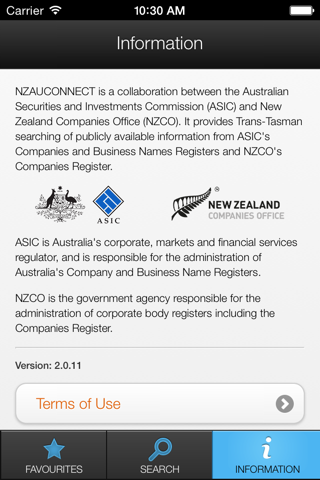 NZAUConnect screenshot 2