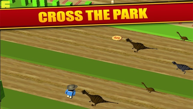 Jurassic Crossy - Dino Crossing Roads(圖1)-速報App