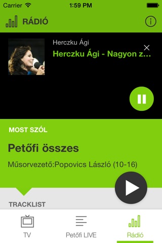 Petőfi LIVE screenshot 4