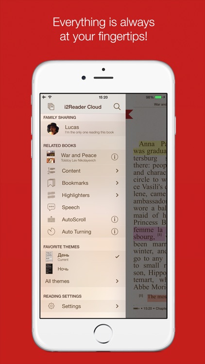 i2Reader Cloud - cloud-sync fb2, epub ebook reader